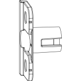 MACO Anpressverschluss, Flgelteil, fr Beschlagsnut (94089)