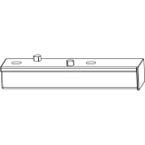 MACO Unterlage f�r Drehbegrenzung Fl�gelteil, f�r Beschlagsnut (40456)