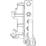 MACO Ecklager DT, 12/18 mm, links, 130 kg, wei (207913)