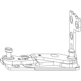 MACO Ecklager Multi Power, Holz FT 30, 13V, links, silber (214253)