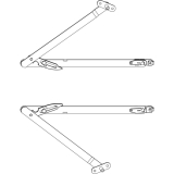 MACO Fang- und Putzschere Gr. 2, FFH 501-1200 mm, silber (455348)
