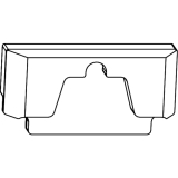MACO Fiber-Therm Dichtungsst�ck f�r Laufschiene hoch, silber (454858)