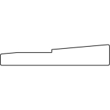 Fiber-Therm Einschubprofil f.Grundk�rper/Verbreiterung/kl. Kammer,1000 mm,silber