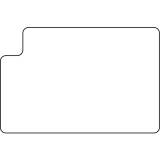 Fiber-Therm Einschubprofil f�r Grundk�rper/gro�e Kammer, L=1000 mm, silber