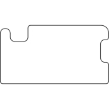 Fiber-Therm Einschubprofil f.Grundk�rper/Verbreiterung/kl. Kammer,1000 mm,silber