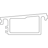 MACO Fiber-Therm Grundk�rper Verbreiterung 88 mm, L=6500 mm, silber (466674)