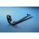 Komfort-Ladenhalter selbstarretierend Rustico, links, schwarz (14348)