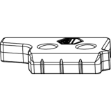 MACO MM Hebeteil rechts, Falzluft 12 mm, Eurofalz 30 mm, 13V (360445)