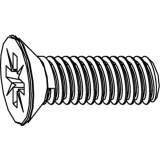 MACO MM Senkkopfschraube M4x8, fr Eckumlenkung kurz, silber (101339)