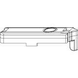 MACO MM Trschnapper fr Holz/PVC, silber (201168)