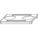 MACO MM Verbindungsplttchen einbruchhemmend, silber (358368)