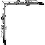 MACO-TRONIC MM Eckumlenkung, mit 1 i.S.-Zapfen u. 1 Kontaktgeber (206190)