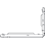 MACO Multi Power Unterlage Typ 09, rechts unten/links oben, grau (364174)