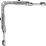 MACO MM Eckumlenkung fr Schrgfenster 2 iS (214990)