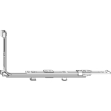 MACO MM Eckumlenkung waagrecht 1 iS, verlngerbar (222205)