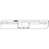 MACO PAS Schlie�teil, Falzluft 12 mm, Eurofalz 24 mm, 13V, links (366506)