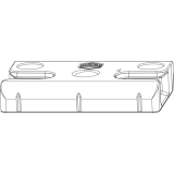 MACO PAS Schlie�teil iS, FL 12 mm glatt, Eurofalz 30 mm, 13V, Schr�gv. (360444)