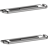 MACO SKB-Z Abdeckung fr Scherenarm, silber (455654)