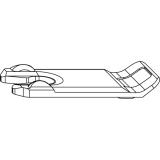 MACO Scherenbegrenzung f. Scheren Gr. 400/600/800 o. Gr. 00-1, schwarz (43551)