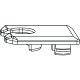 MACO Scherenbegrenzung MP f. Scheren Gr. 1050/1300 o. Gr. 2/3, braun (366012)