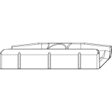 MACO Schlieteil Falzluft 12 glatt, Eurofalz 18, 9V, Schrgv., -1mm (357844)