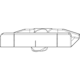 MACO Schlieteil Falzluft 12 glatt, Eurofalz 18, 9V,Positionsz.,Schrgv. (34963)