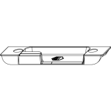 MACO Schlieteil, Falzluft 4mm, Versatz 13mm, links, -1 mm Anpressdruck (357672)