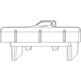 MACO Schlie�teil f. gegen�berliegende Beschlagsnut (34610)