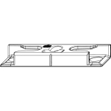 MACO Schlieteil iS, Falzluft 12 mm glatt, Eurofalz 18 mm, 9V, Schrgv. (96860)