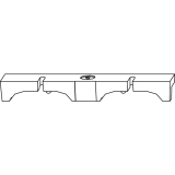 MACO-TRONIC Formteil f. Reedkontakt RVS Typ 4, PVC, wei (363185)