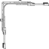 MACO-TRONIC MM Eckumlenkung, mit 1 i.S.-Zapfen u. 1 Kontaktgeber (206190)