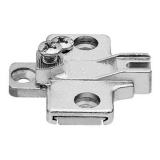 BLUM MODUL Kreuzmontageplatte, Schraubmontage, HV: 2teilig, Distanz 0 mm