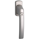 MACO Fenstergriff HARMONY - mit Sperrzylinder, VK 7x35, titan elox.