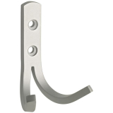 Mantelhaken Cygni Breite 55 mm, H�he 79 mm, Aluminium natur eloxiert