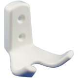 Mantelhaken Amun Breite 57 mm, Hhe 62 mm, Kunststoff wei