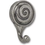 Mantelhaken Ian Smith Breite 41 mm, Hhe 64 mm, Zinkdruckguss altsilber