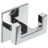 Mantelhaken Amset selbstklebend B 60 mm, H 50 mm, ZN verchromt poliert