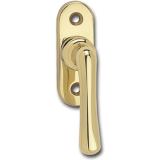 MARCHESI Fenstergriff ELEGANT - sichtbar geschraubt, 7x35, Messing verchromt