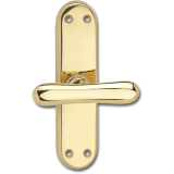 MARCHESI Fenstergriff ELEGANT - sichtbar geschraubt, Messing poliert