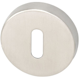 MARCHESI Schlsselrosette BB,  50 mm, Hhe 11 mm, Edelstahl matt