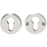 SOLIDO SH-Zylinderrosette auen  52 mm, Hhe 12 mm, ohne KZS, Edelstahl matt