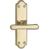 MARCHESI Fenstergriff ALT-WIEN - sichtbar geschraubt, Messing poliert