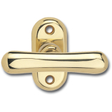 MARCHESI Fenstergriff ELEGANT - sichtbar geschraubt, 7x32, Messing poliert