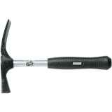 KRENHOF Maurerhammer mit Stahlrohrstiel und Gummigriff 600 Gramm