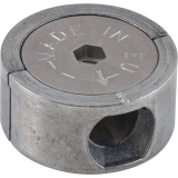 Exzentergehuse 35 x 17 mm Zamak