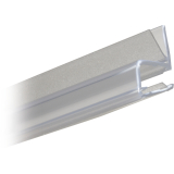 Eckanschlagprofil 90 fr 6 - 8 mm, Lnge 2500 mm, transparent