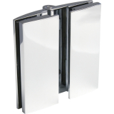 Duschtrband Bella, 180 Glas-Glas, beidseitig, Messing verchromt poliert