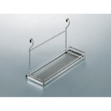 Mehrzweckablage 455 x 150 x 185 mm, Edelstahl Effekt