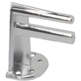 VAUTH-SAGEL Schwenkkorb - Set, Lnge 700 mm, Stahldraht/KS silber RAL 9006