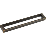 Griff Cubico LA 192 mm, Breite 201 mm, ZN antik braun